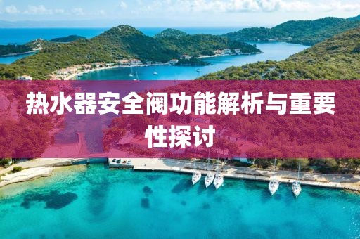 热水器安全阀功能解析与重要性探讨