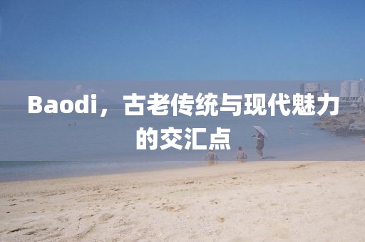 Baodi，古老传统与现代魅力的交汇点