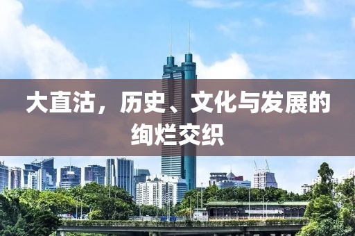 大直沽，历史、文化与发展的绚烂交织