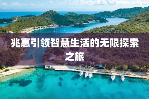 兆惠引领智慧生活的无限探索之旅